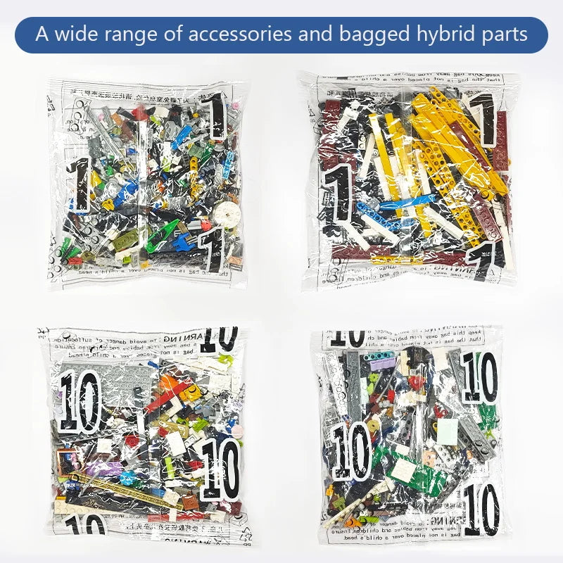 Gobricks 500g Mix Basic Bricks Technology Random Parts Freely DIY MOC Toy Model Building Block Gift Customized Factory Wholesale