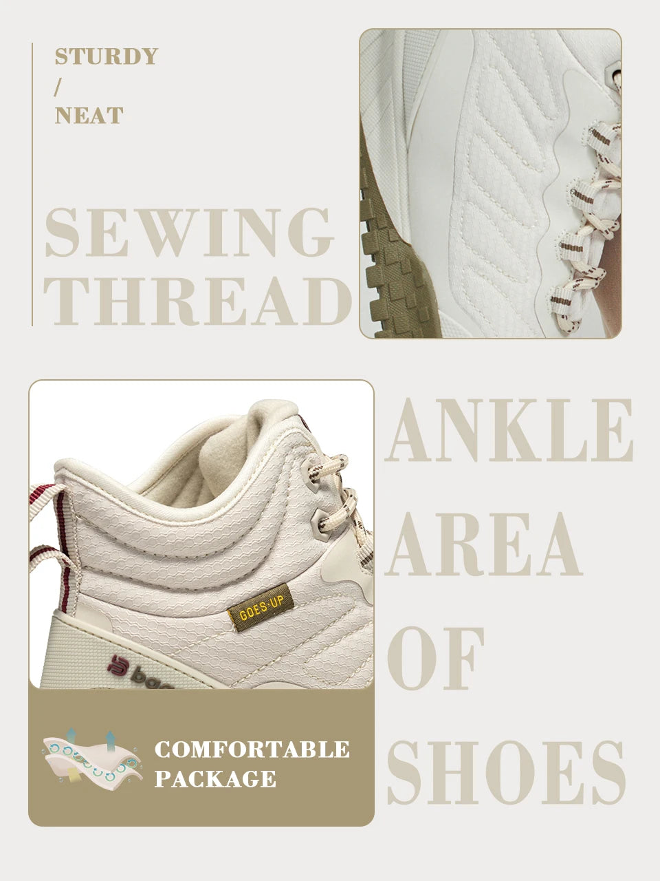 Giày Boot Nữ Baasploa Lót Lông Ấm Chống Trượt, Chống Nước