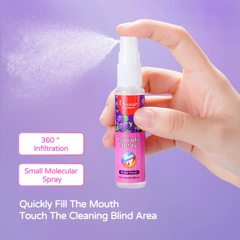 Grape Breath Spray 20ml - Deodorizing, Convenient