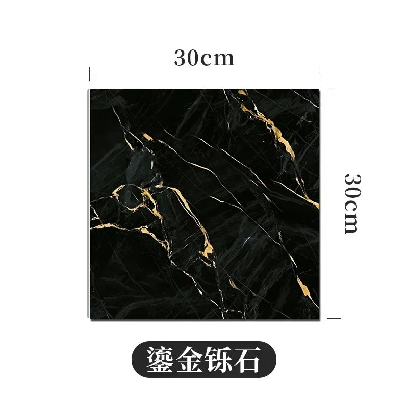 30*30CM Ins Modern European Style Simulation Tile Wall Sticker Waterproof Moisture-proof Bathroom Toilet Kitchen Wall Decoration