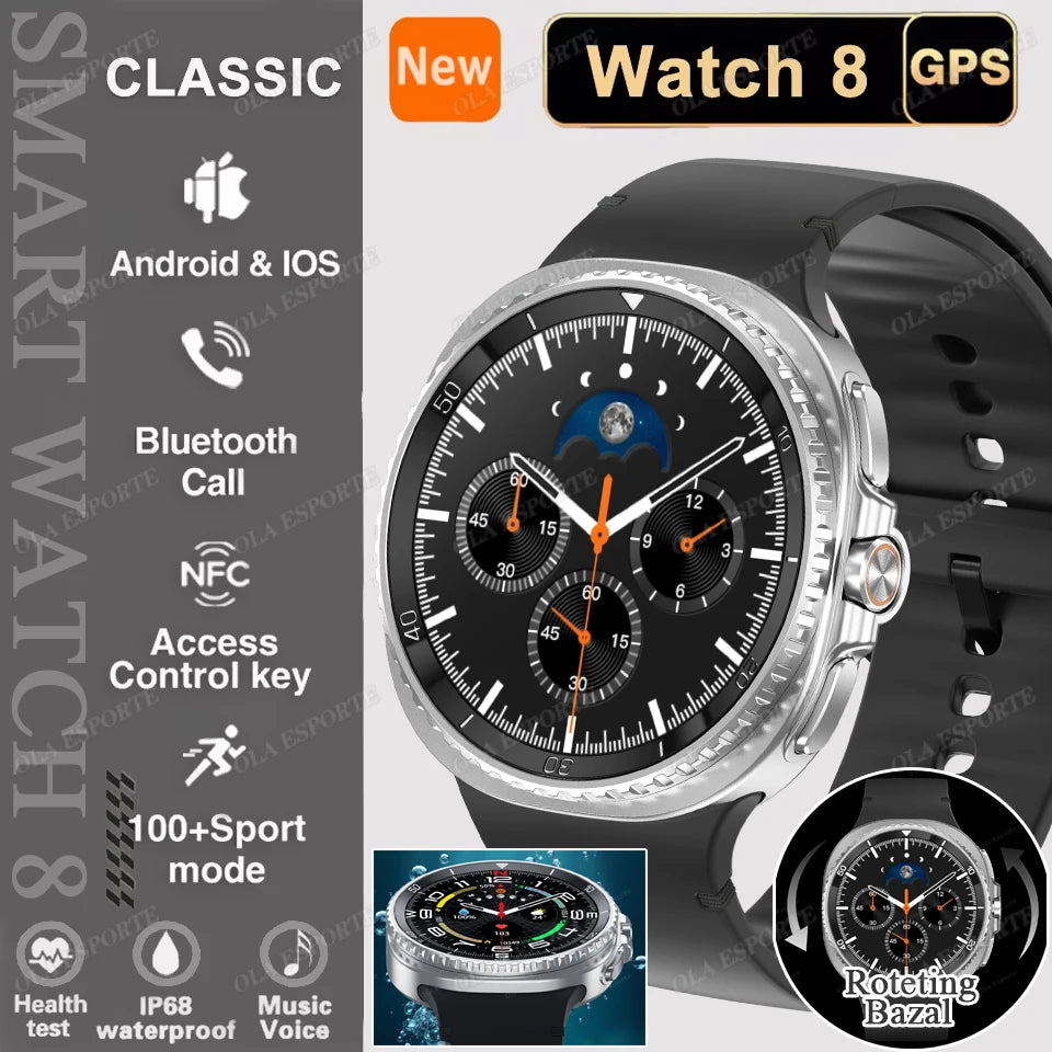 Smart Watch 8 Classic 2025 - Health &amp; Style