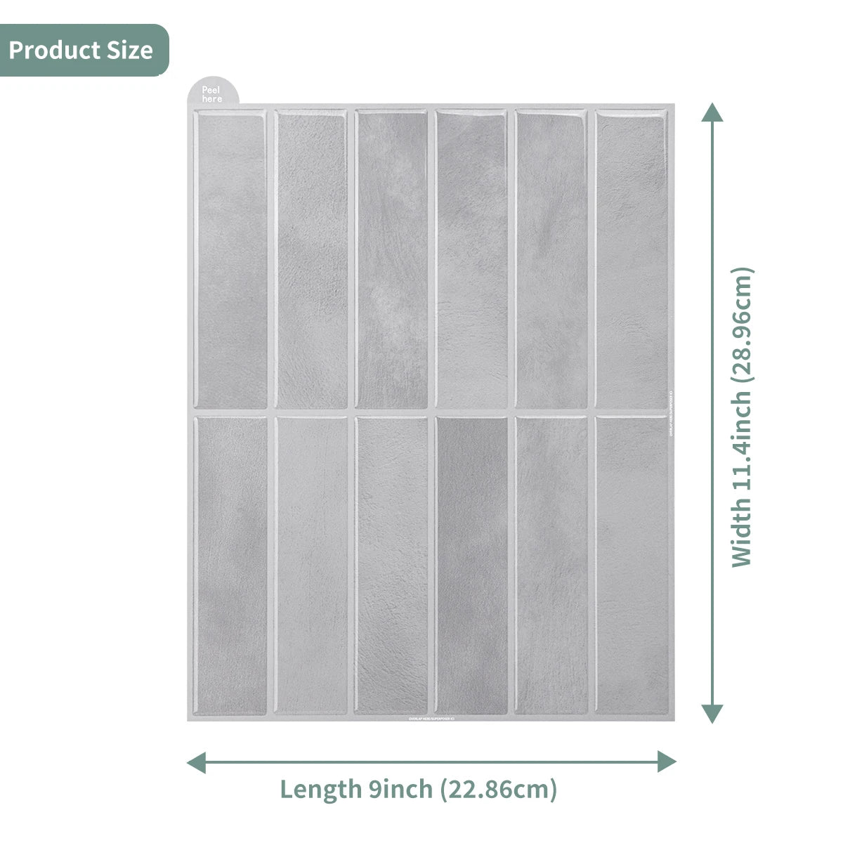 Decal Gạch Dán Tường Chống Thấm & Dầu Cho Nhà Bếp