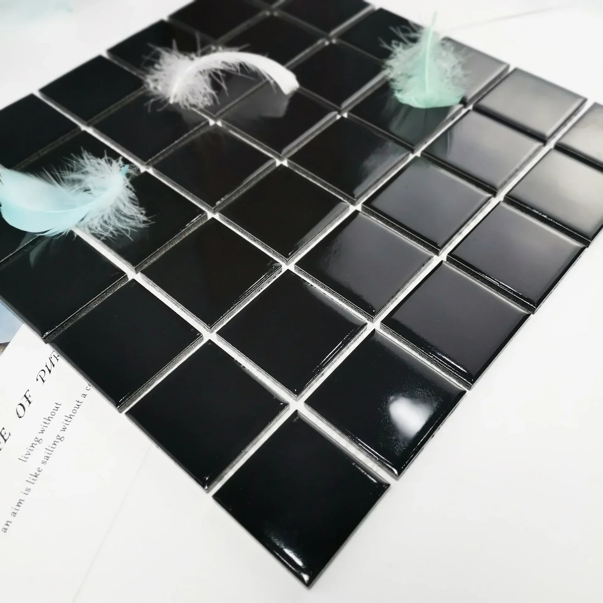 Gạch Mosaic Gốm Ốp Lát Hồ Bơi, Nhà Tắm, Bếp