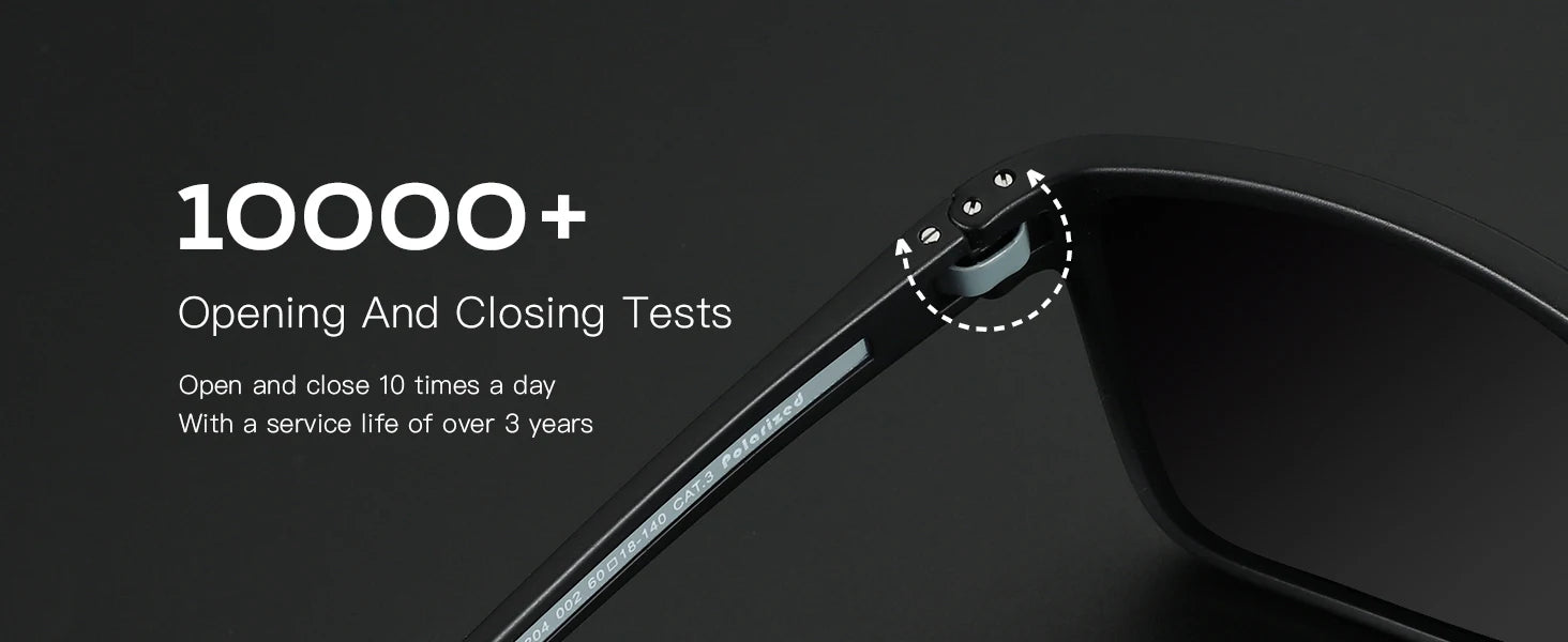 Kính Mát ZENOTTIC Vuông Cổ Điển Chống Tia UV Siêu Nhẹ