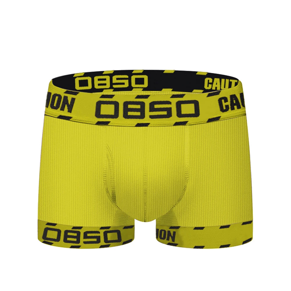 Men's Boxer Underwear Soft Cotton Sexy 3D Long