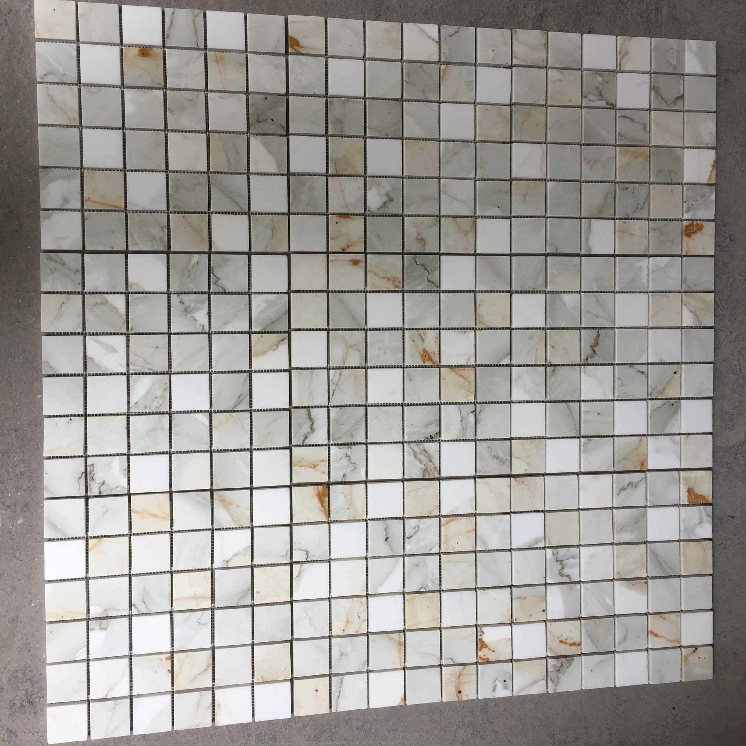 Yellow Marble Mosaic Tiles for Hotel Walls
