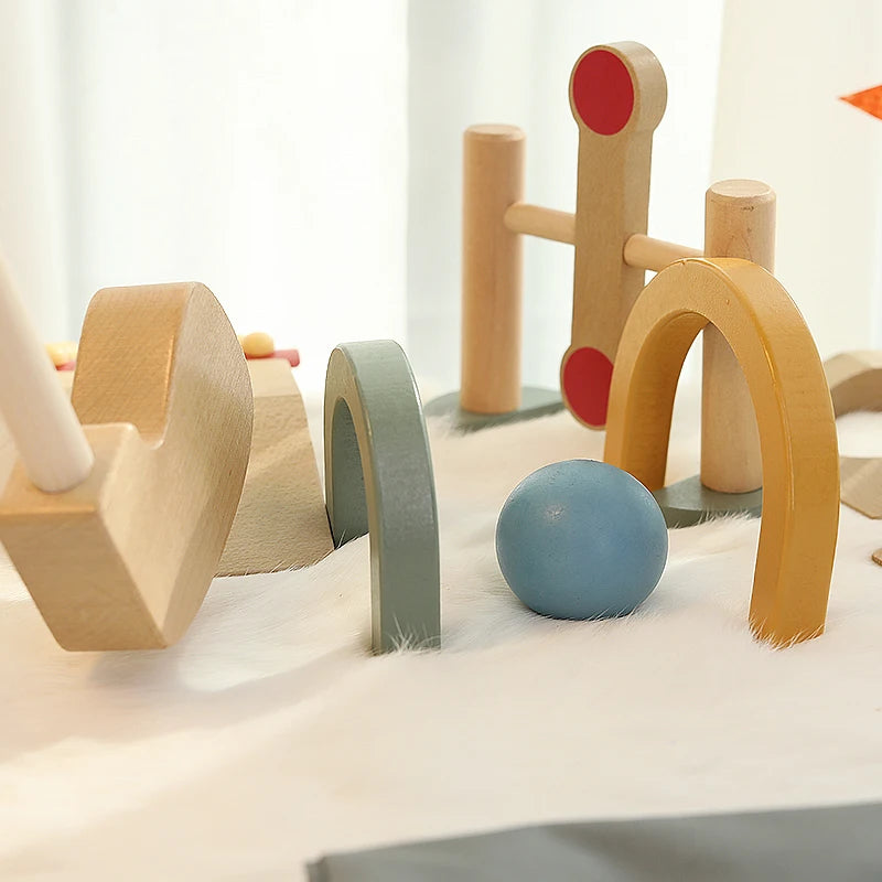 Educational Wooden Golf Toy Set for Kids Indoor and Outdoor