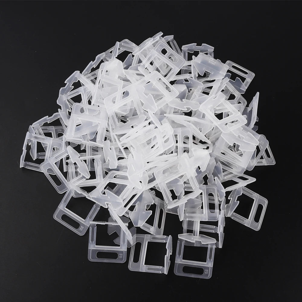 701PCS Tile Leveling System Laying Level Wedges Alignment Spacers Leveler Locator Spacers Flooring Wall level 1/1.5/2/2.5/3mm