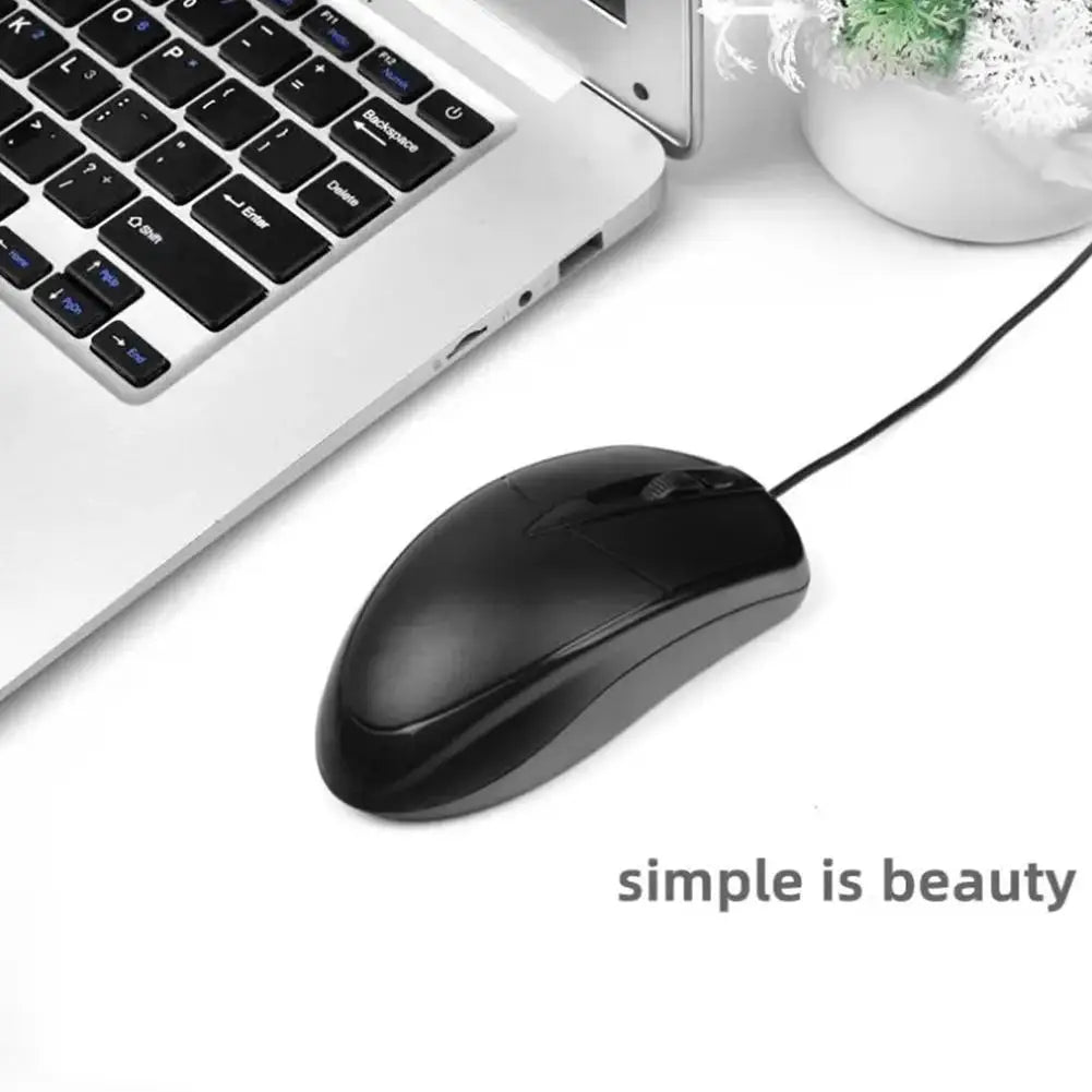 USB Wired Computer Mouse Optical Mouse Gamer PC Laptop Notebook Computer Mouse Mice With 3 Buttons for Office Home Use