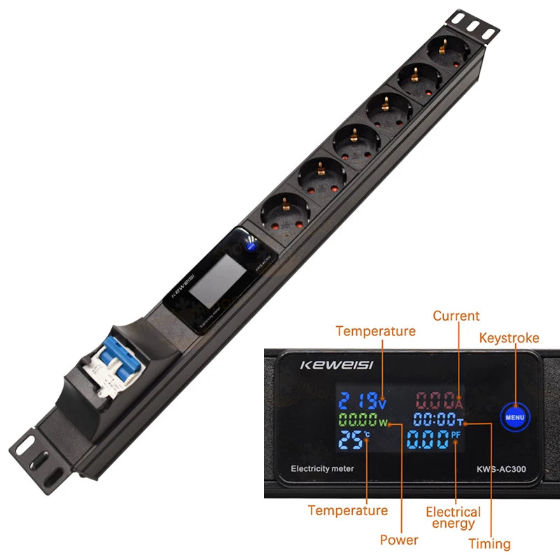 Smart Socket Network Cabinet Voltage Measurement 2-8 EU