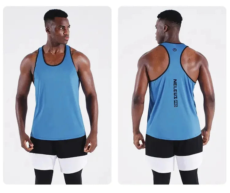 Áo Gile Nam Tập Gym Mùa Hè Cotton Không Tay Đen - Daisan Mart