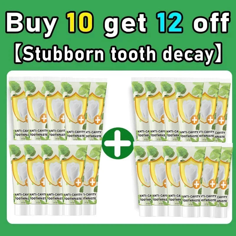 Anti Decay Toothpaste repairs cavities, removes cavities, cleans plaque, whitens teeth, and freshens breath - Daisan Mart