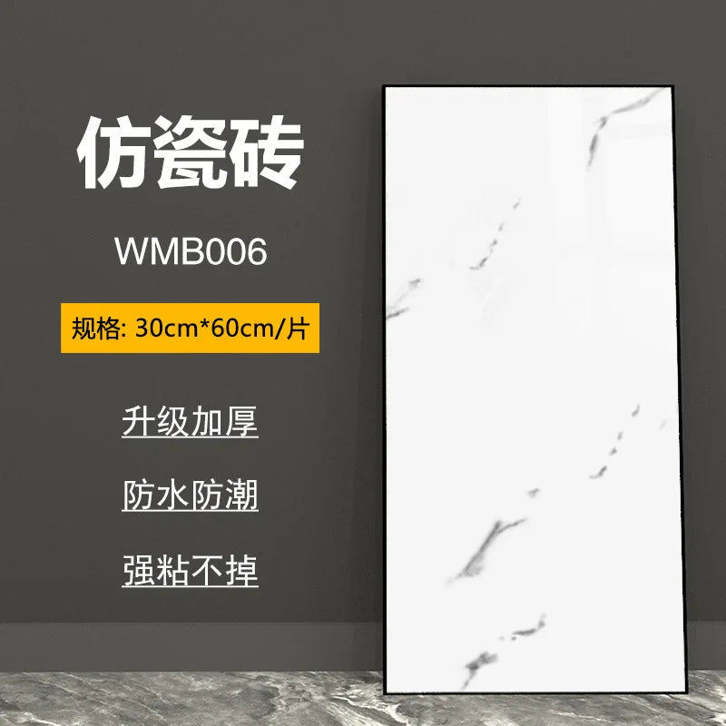 bathroom living room bedroom waterproof marbre self adhesive Imitation tegel wall stickers kitchen cabinets oil proof sticker