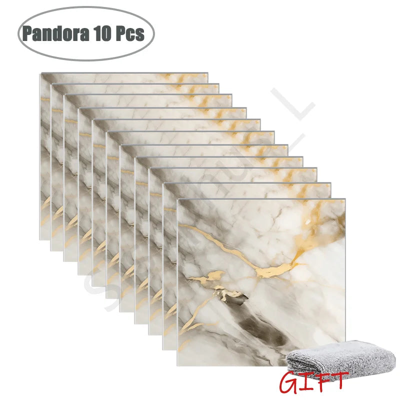 Miếng Dán Tường Vân Đá PVC Chống Nước 10-50 Miếng - Daisan Mart
