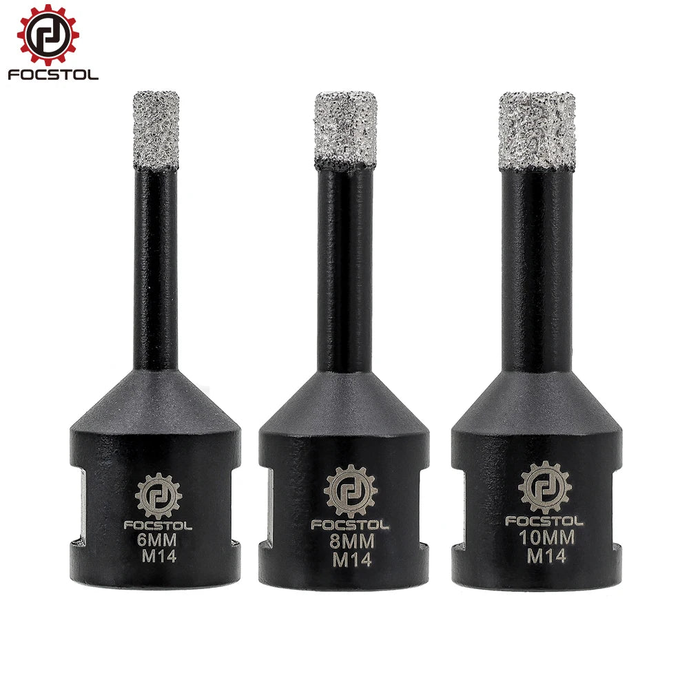 Mũi Khoan Kim Cương FOCSTOL M14 Đá Gạch 6-125mm - Daisan Mart