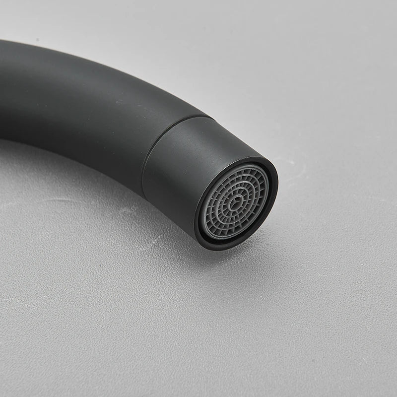 Vòi Rửa Bếp Xoay 360° Lạnh Nóng Sơn Mờ Cao Cấp