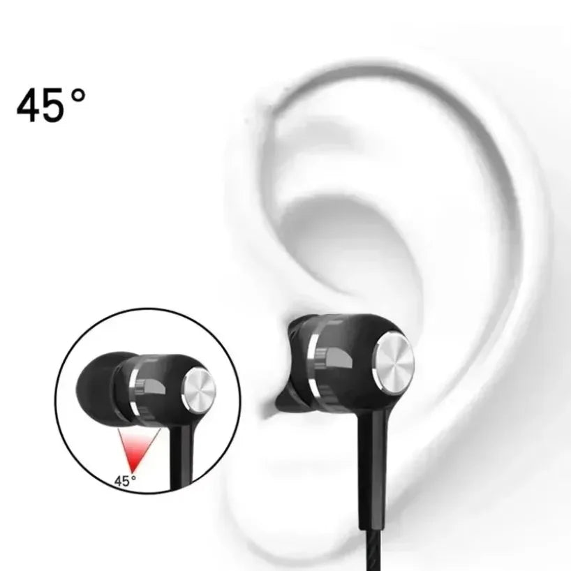 3.5mm Bass HiFi In-Ear Headphones with Mic for Phone