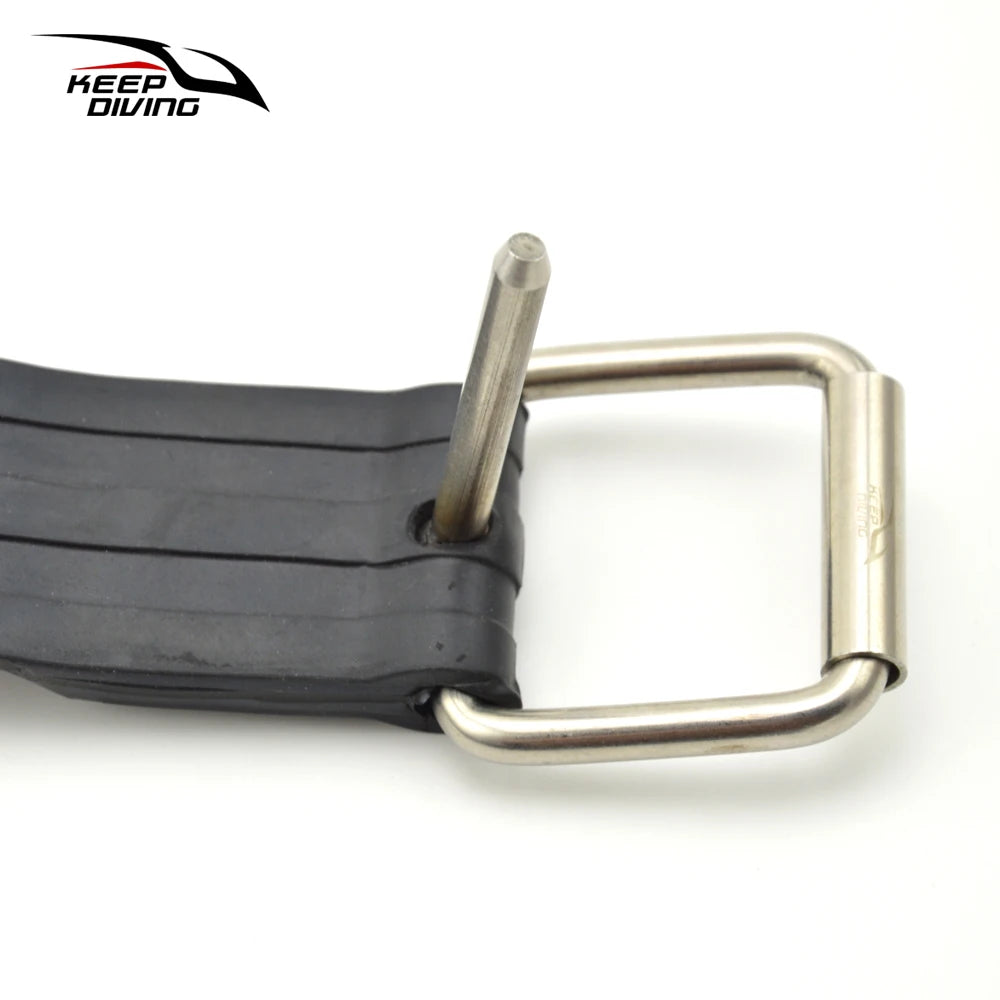 1.3M/1.5M/1.8M Freediving Diving Rubber Weight Belt With Stainless Steel RQuick Release Buckle BCD Accessories Diving Equipment