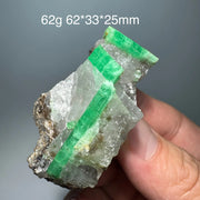 Natural Emerald &amp; Healing Quartz