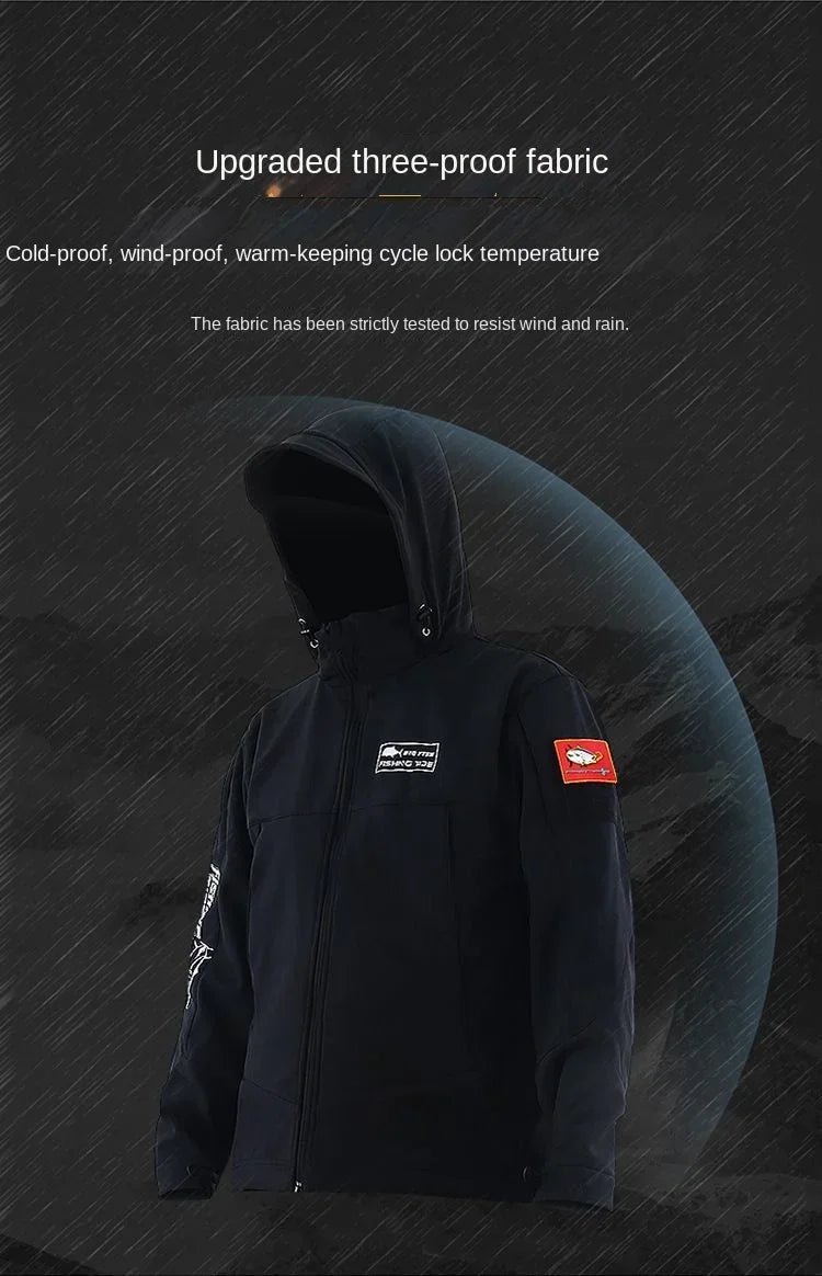 Bộ Đồ Câu Cá Nam Giữ Ấm Chống Nước Mùa Đông