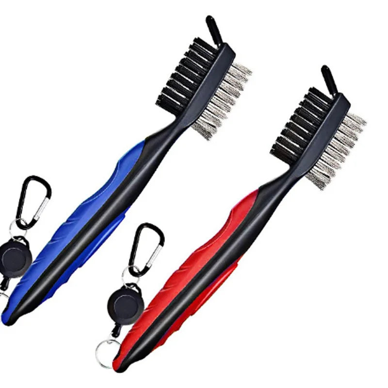 Double-Sided Golf Groove Cleaning Brush - Care Tool