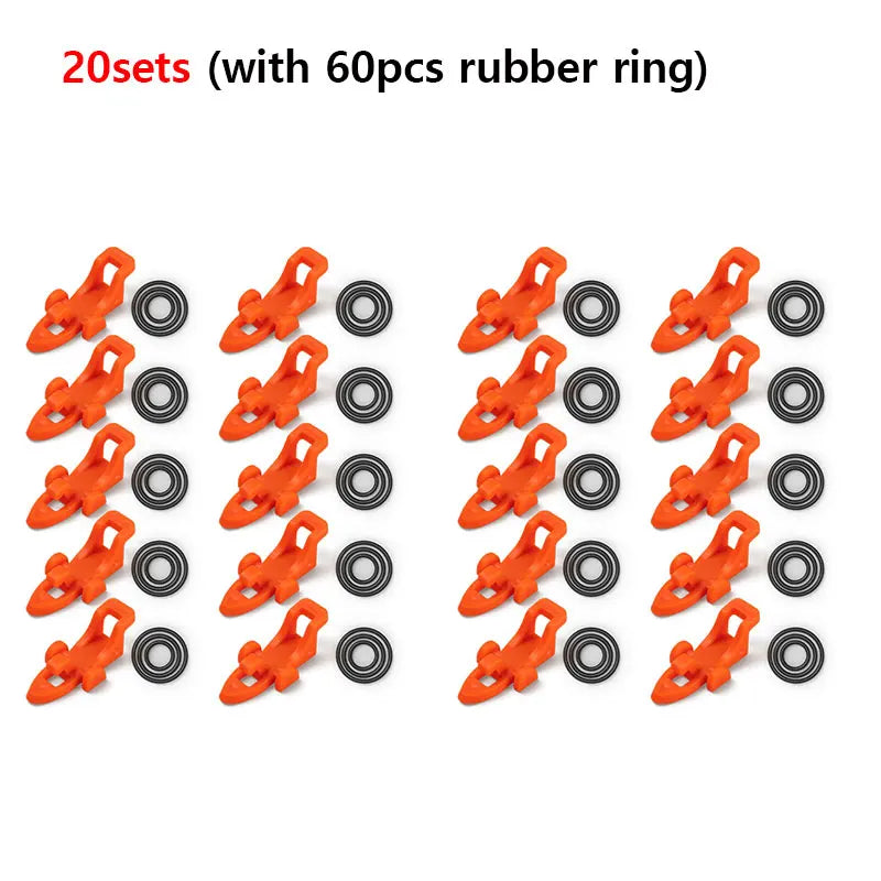 Bộ 20-30 Kẹp Giữ Mồi Cần Câu LINNHUE Chống Rối