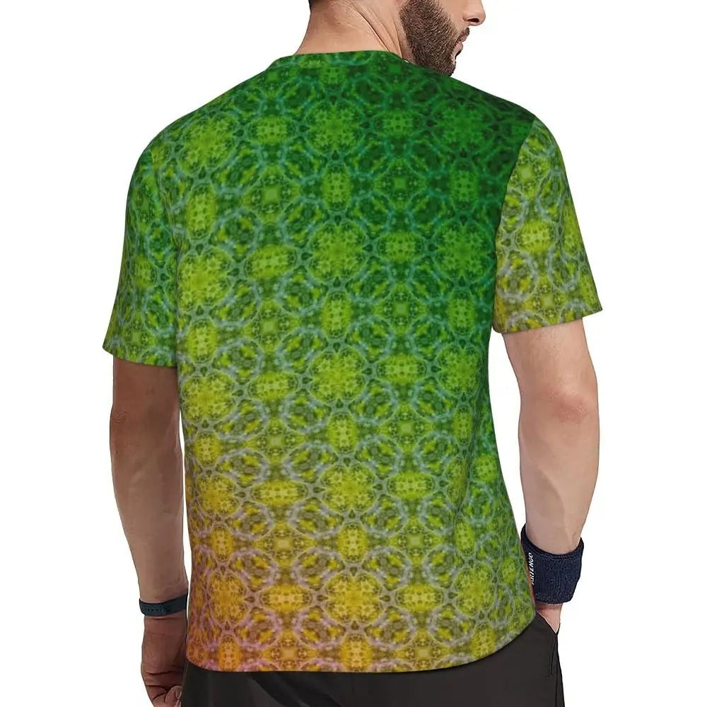 Áo Thun Nam Ombre Tím Hồng Thời Trang Hè Đầy Phong Cách