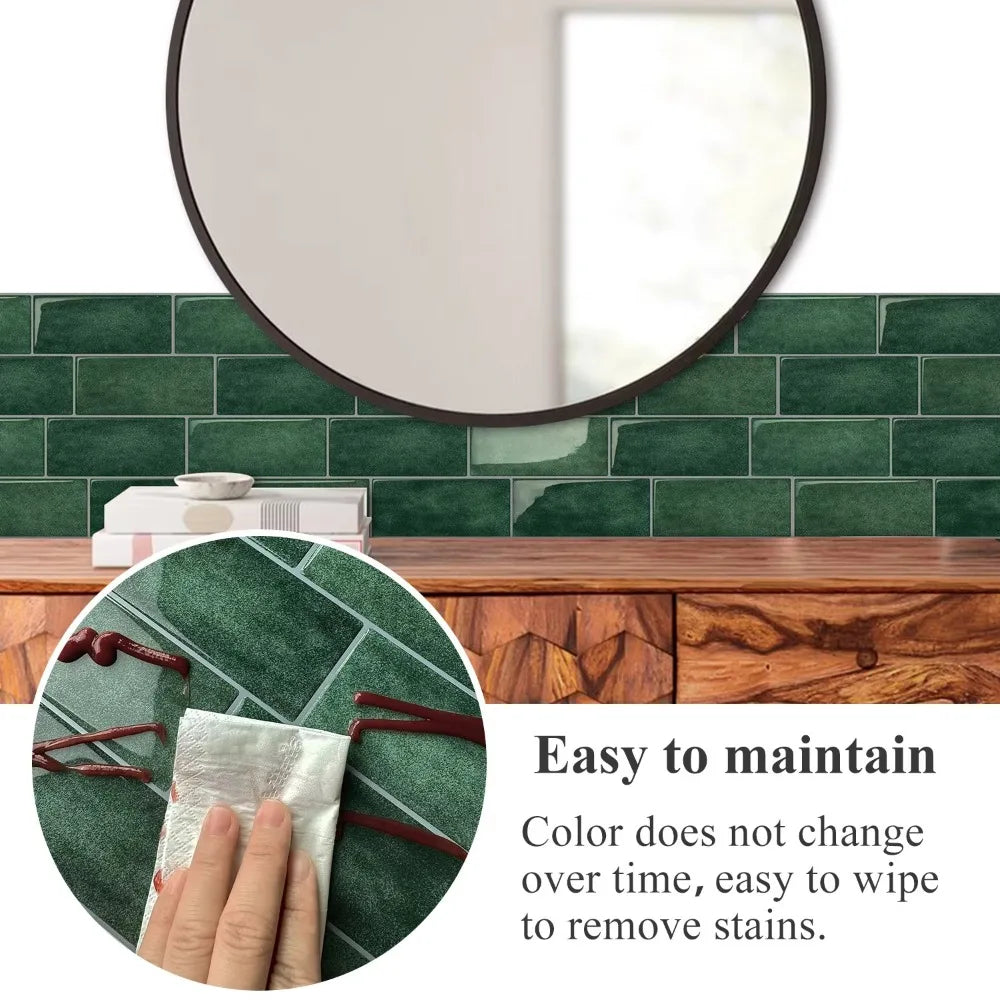 Miếng Dán Tường 3D Chống Nước Trang Trí Nhà Bếp