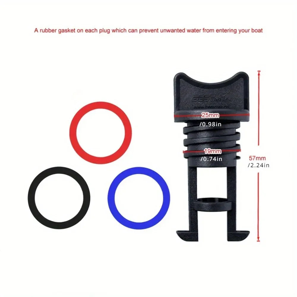 1PC 3/4 inch 19mm Boat Marine Yacht Raft Drain Hole Standard Size Coarse Thread Bung Plug Replacement Kayak Canoe Accessories