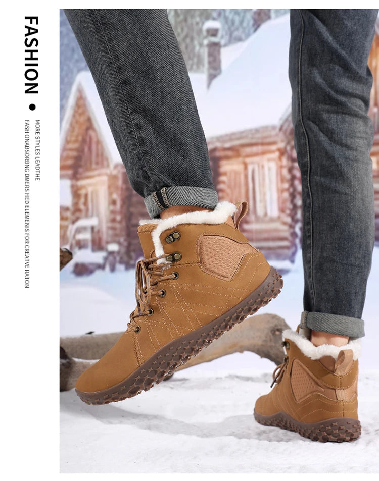Zero Drop Warm Waterproof Unisex Winter Shoes