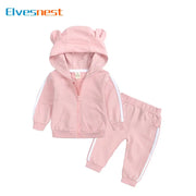 Bộ Đồ Bé Gái Cotton Dài Tay Mùa Xuân Thu 6-24M