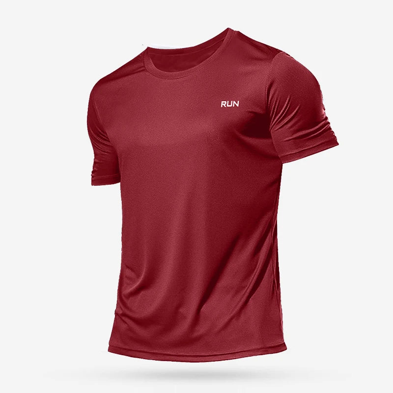 Men's Summer Quick Dry Loose Fit Sports T-Shirt 50 Characters