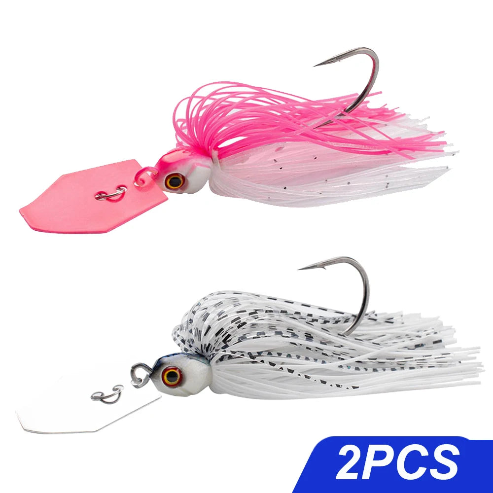 Mồi Câu Spinner 7g-21g Bộ Lưỡi Câu Kim Loại Weedless