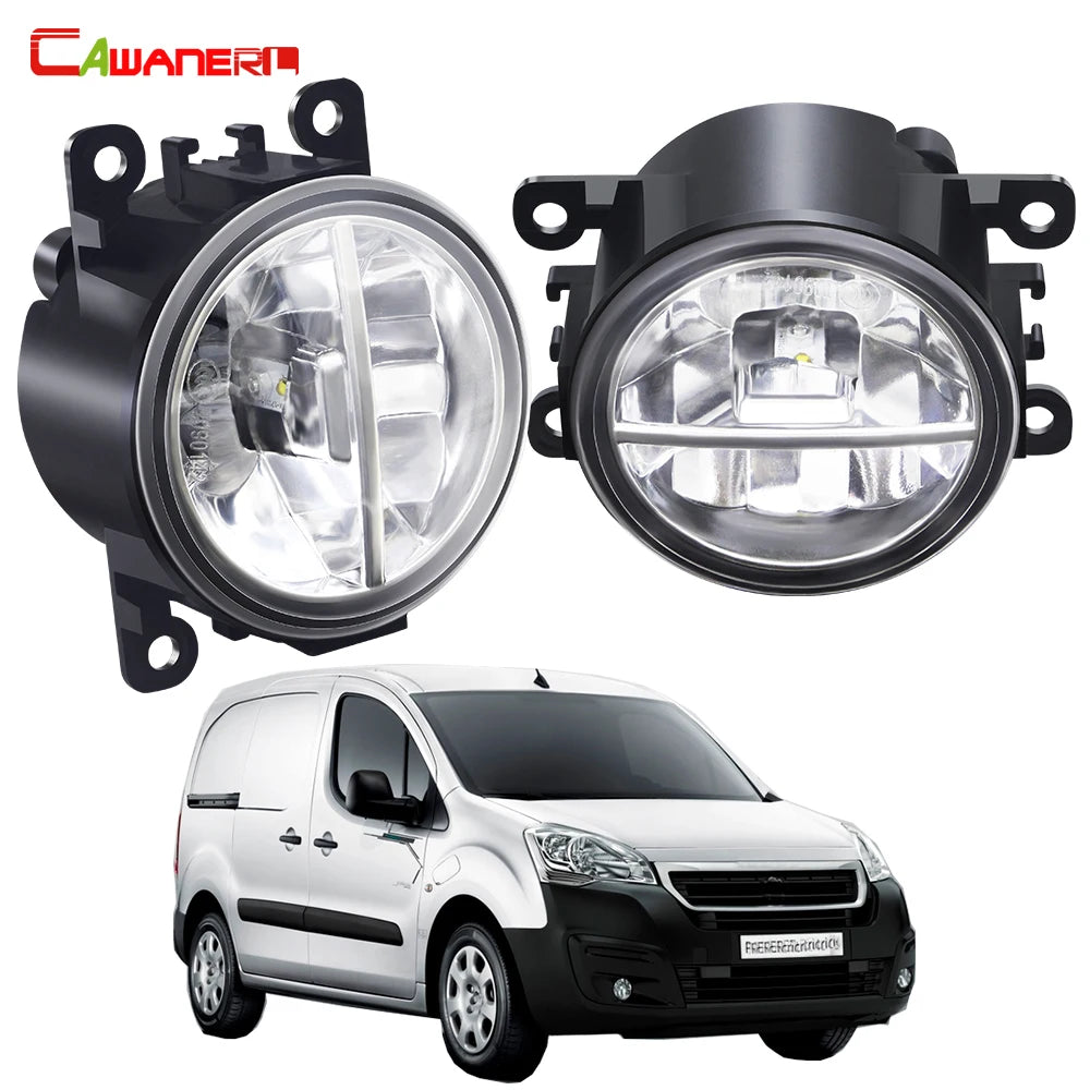 60W LED Fog Lights For Peugeot Partner 2012-2022
