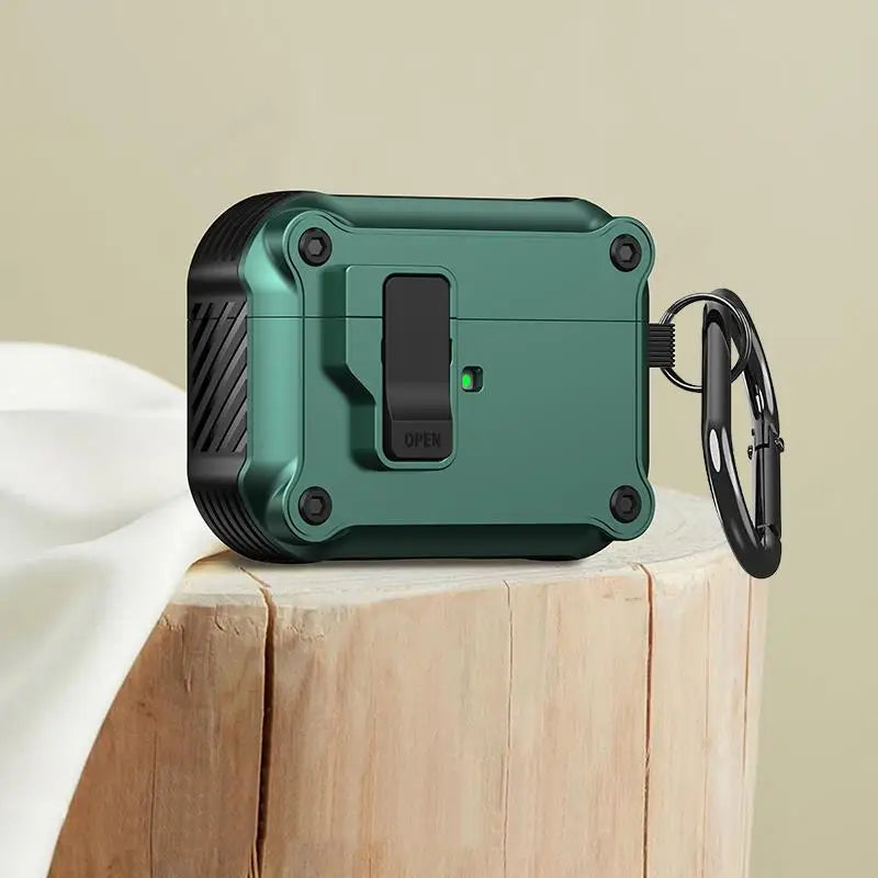 Ốp Khóa Bảo Vệ AirPods Pro 3 2025 Chống Sốc Kèm Móc - Daisan Mart