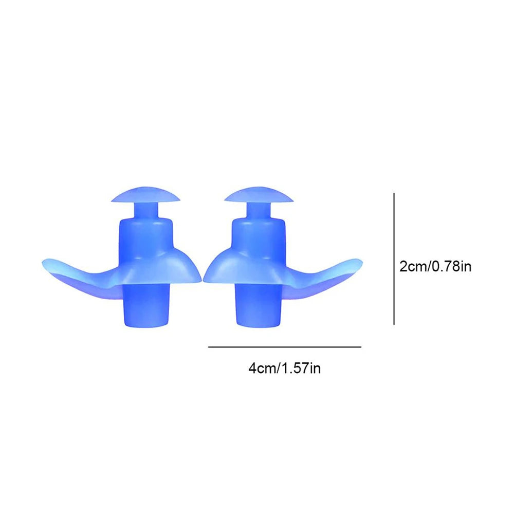 Nút tai silicone chống nước mềm mại tiện lợi bơi lội - Daisan Mart