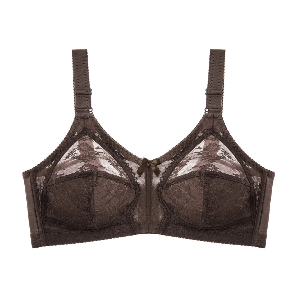 Breathable Thin Cotton Lace Bra Without Wires