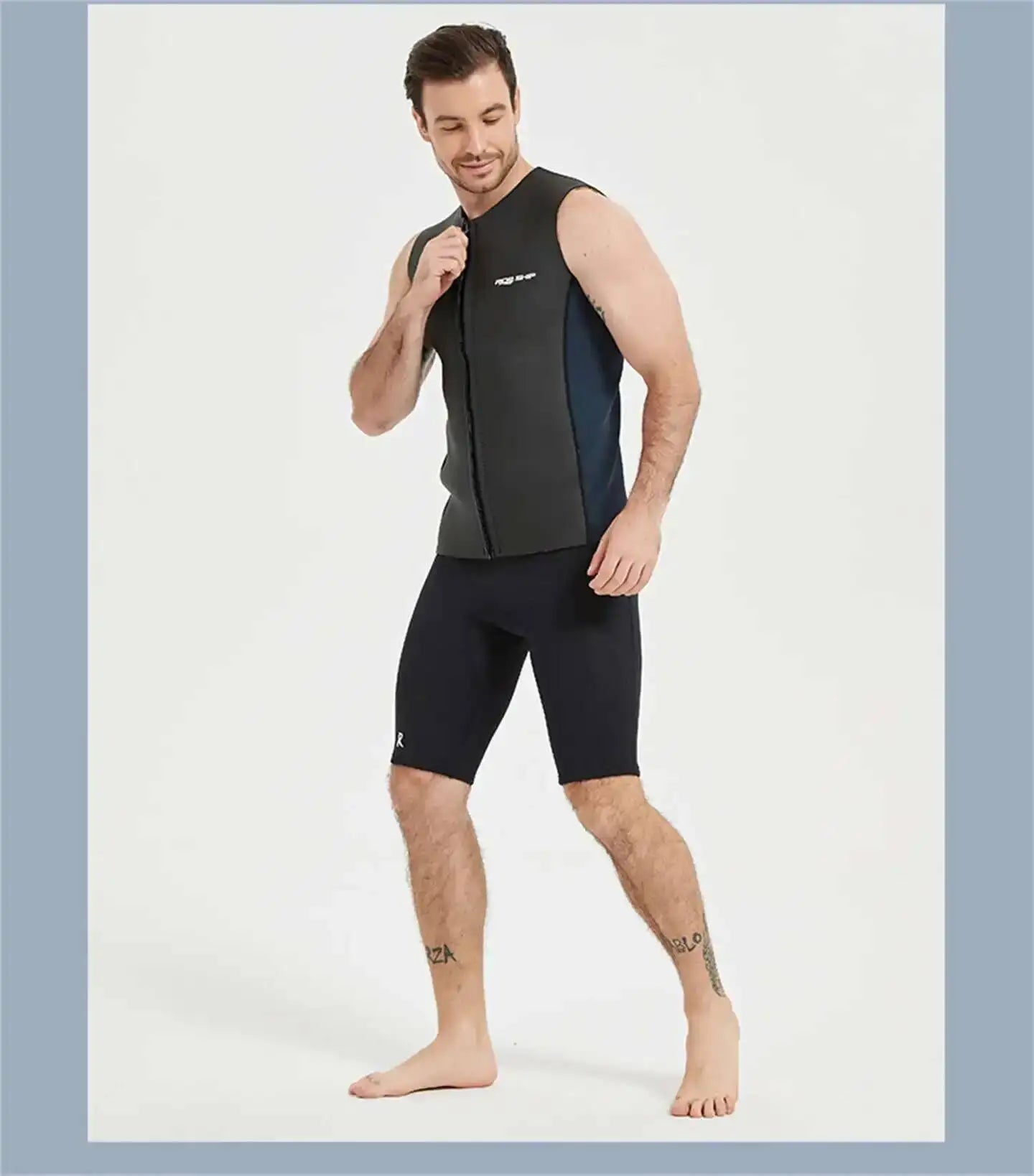 Áo Lặn Không Tay 3mm - Bơi Lội & Lướt Sóng