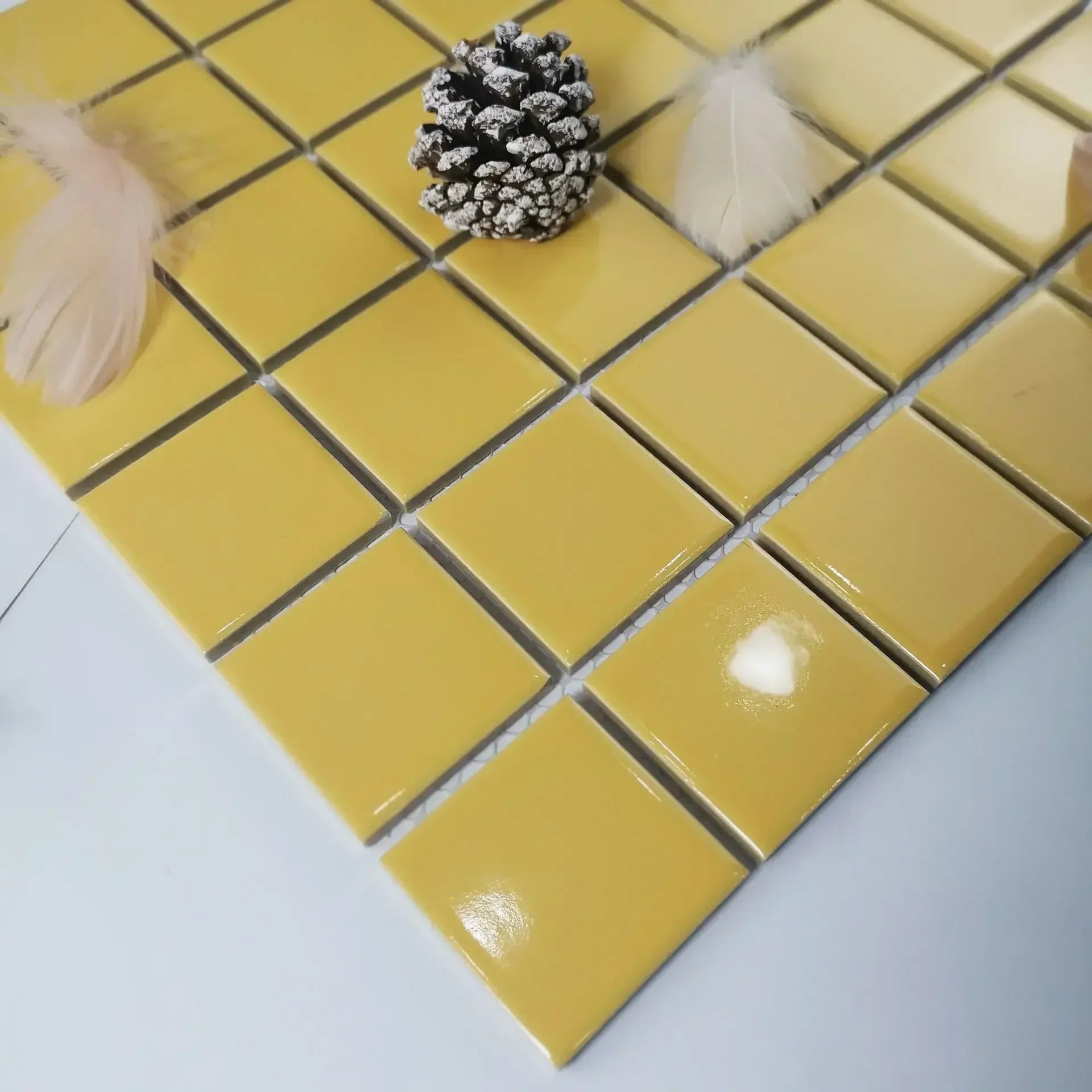 Gạch Mosaic Gốm Ốp Lát Hồ Bơi, Nhà Tắm, Bếp