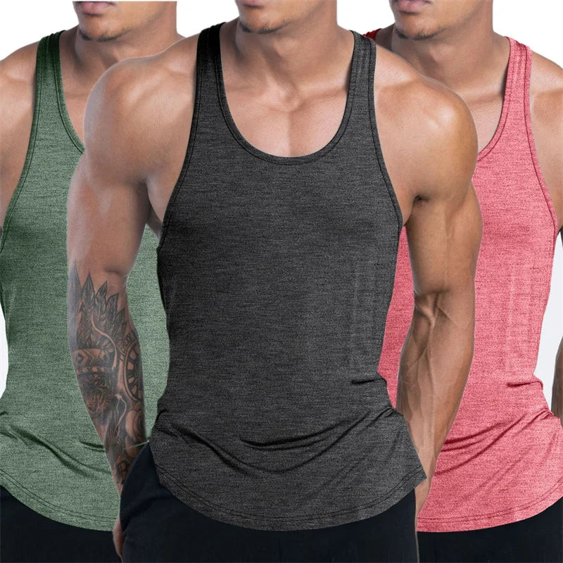 Áo ba lỗ nam thể thao thoáng khí siêu nhẹ tập gym - Daisan Mart