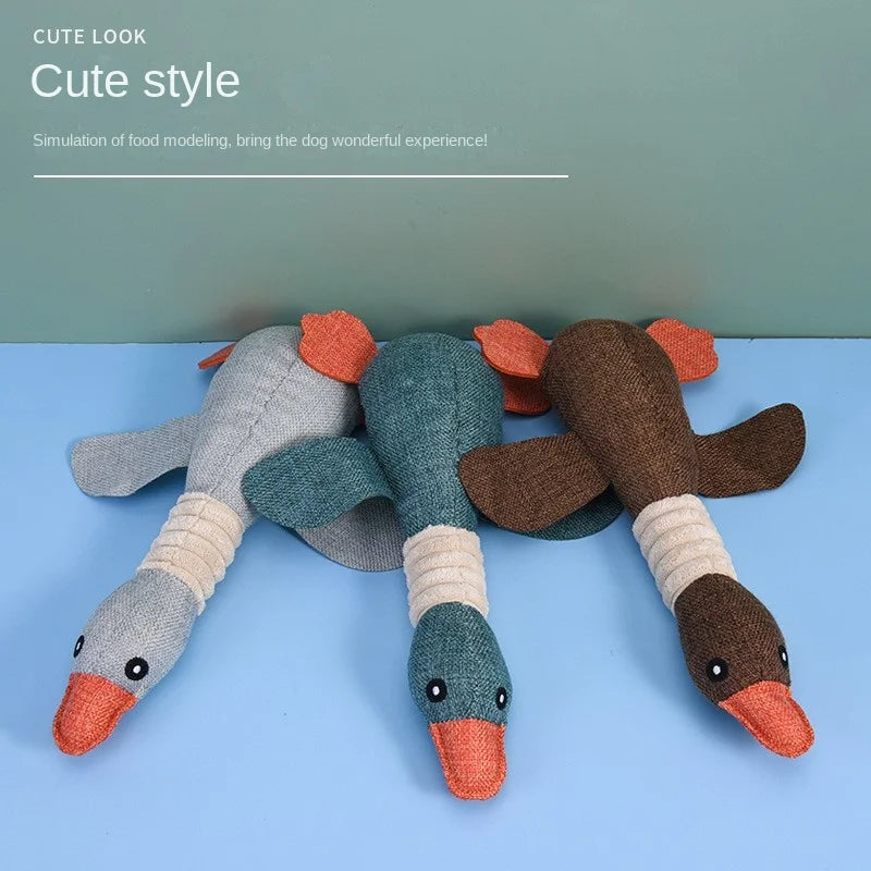 Pet Toys: Anti-Bite &amp; Noise Wild Goose