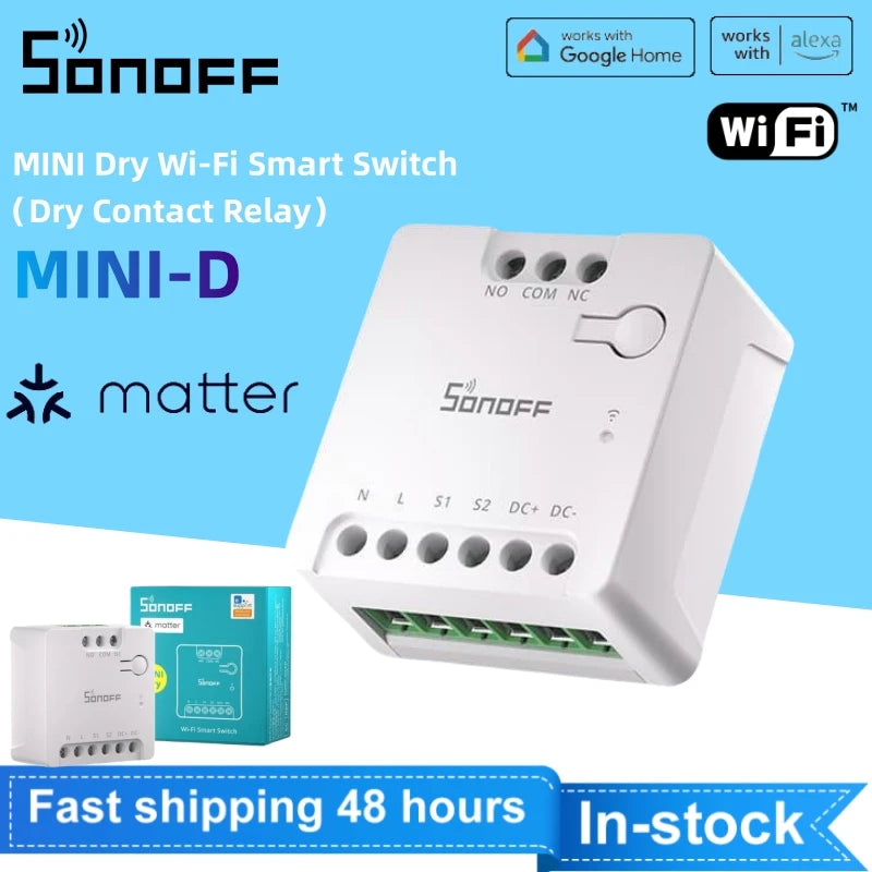 SONOFF MINI-D Smart Wi-Fi Switch for Garage