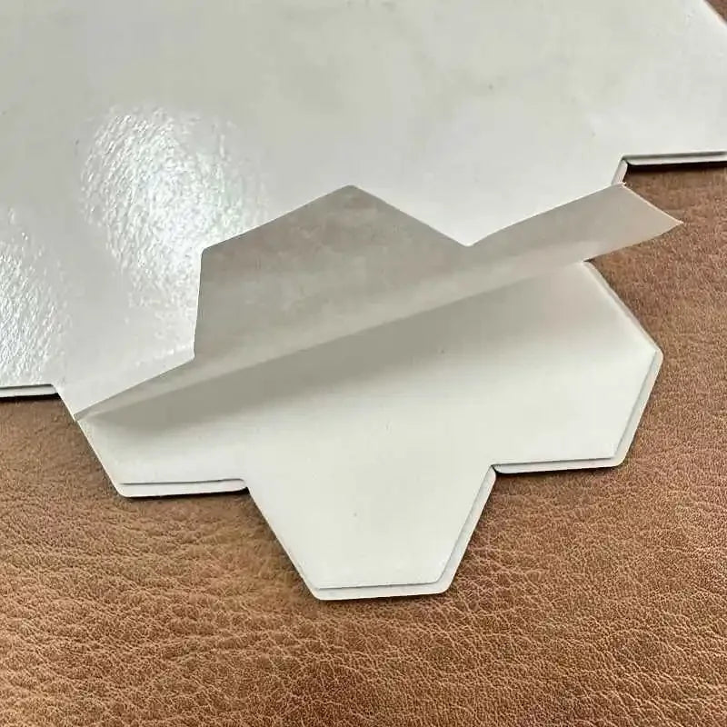 4pcs/lot Mosaic Wall Tile Peel And Stick Self Adhesive Waterproof Aluminum composite hexagon Kitchen Bath Tile Backsplash 97