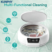 700ml large Ultrasonic Cleaner Bath Timer for Jewelry Parts Glasses Manicure Stones Cutters Dental Razor Brush Ultrasound Sonic