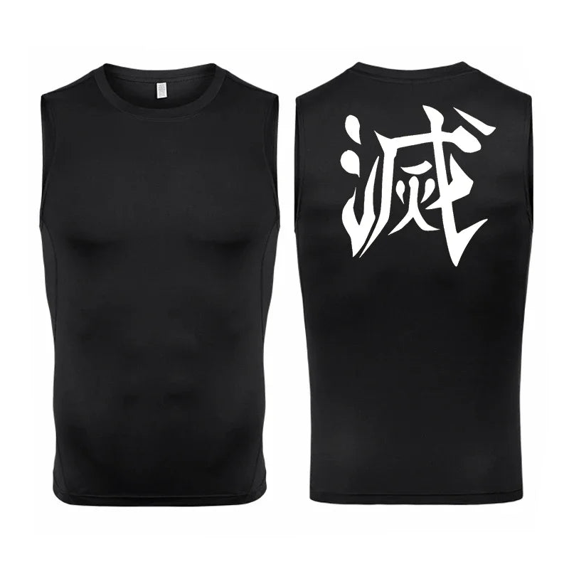 Áo Tank Top Nam Thể Thao Anime Co Giãn Nhanh Khô - Daisan Mart