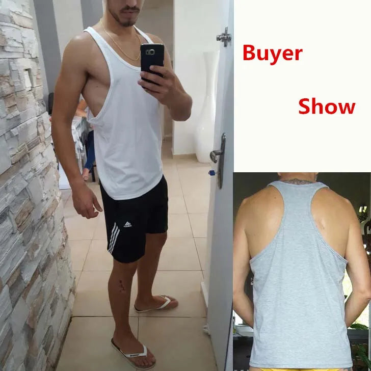 Áo Gym Nam 2023 - Tank Top Thể Hình Tập Luyện Cotton