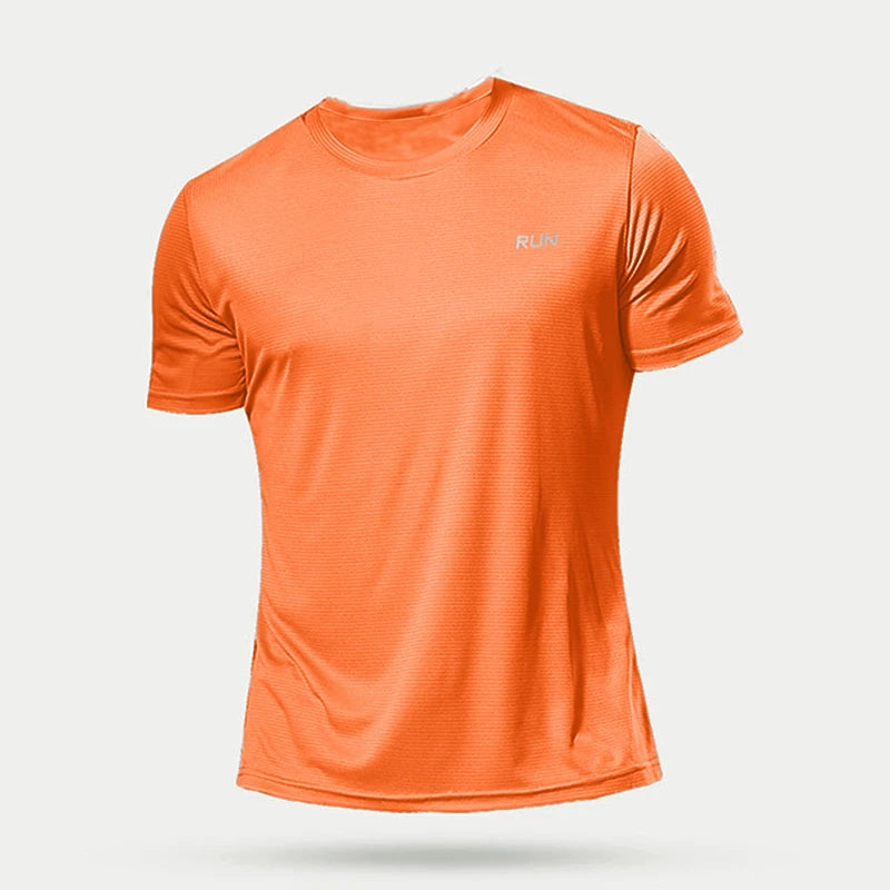 Men's Summer Quick Dry Loose Fit Sports T-Shirt 50 Characters