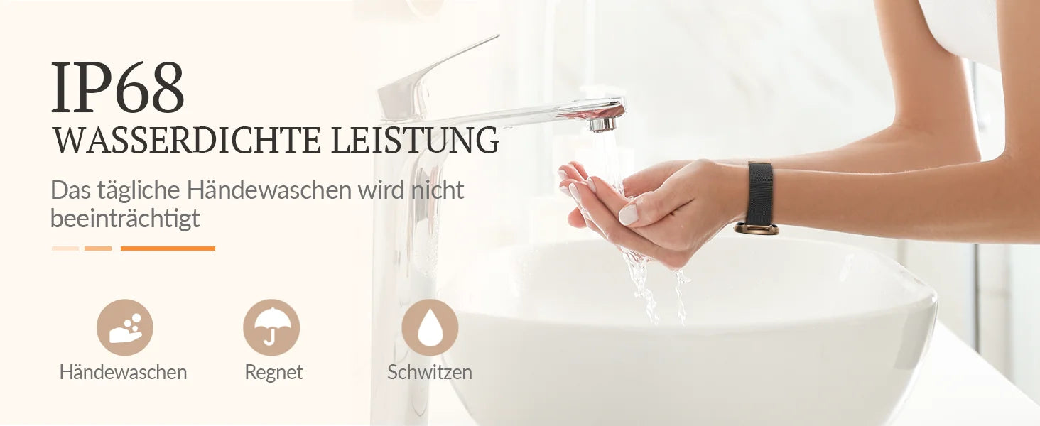 Black Gold Women's Smartwatch - Comprehensive Health