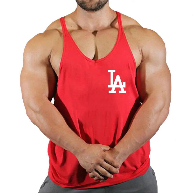 Men's Active Summer Sleeveless Gym Sports T-Shirt