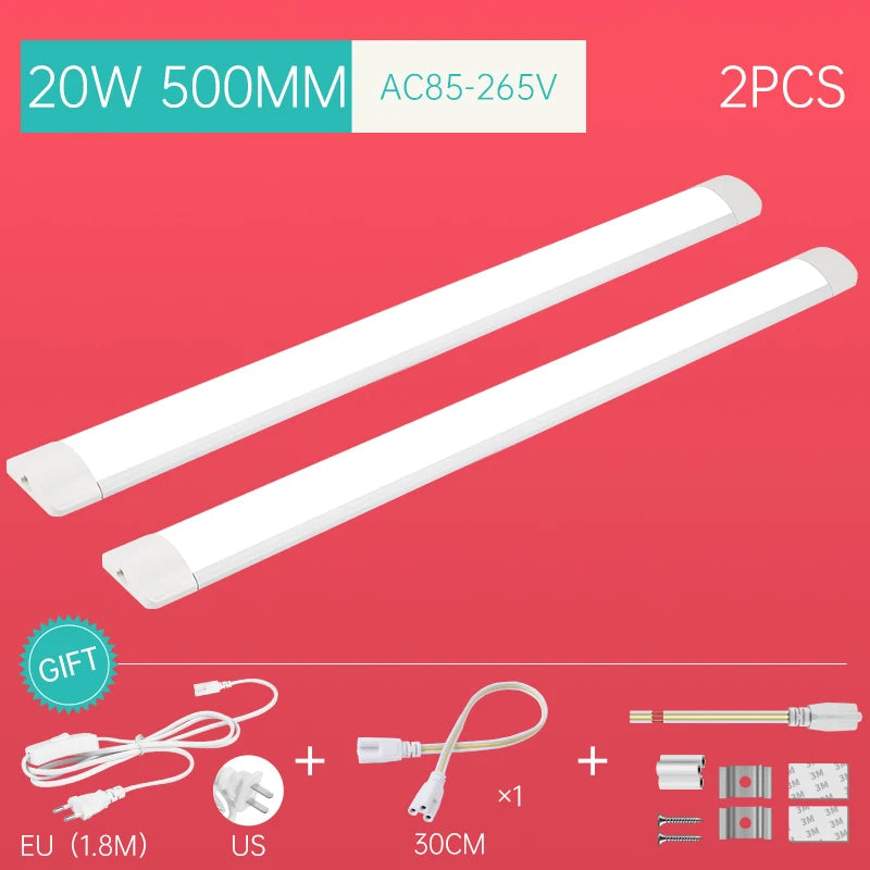 Đèn Led Tuýp Dài 220V Gắn Trần Dây Cho Phòng Ngủ